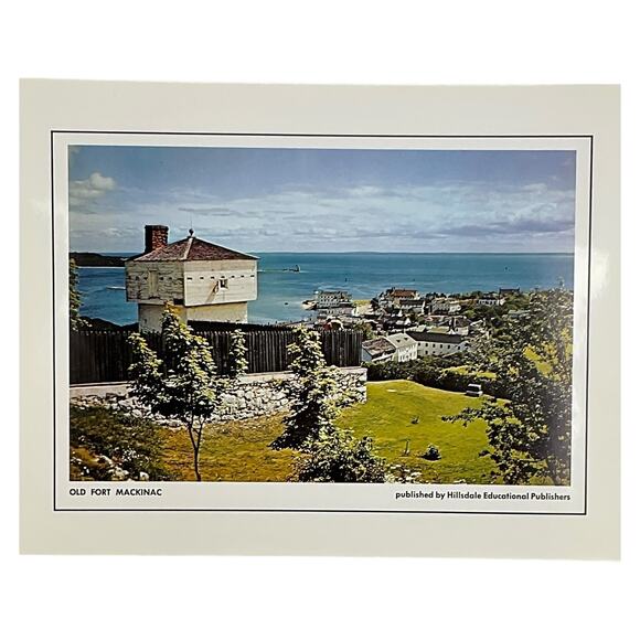 Old Fort Mackinac Educational Print 8.5x11 by Hillsdale Educational Publishers - Picture 2 of 4